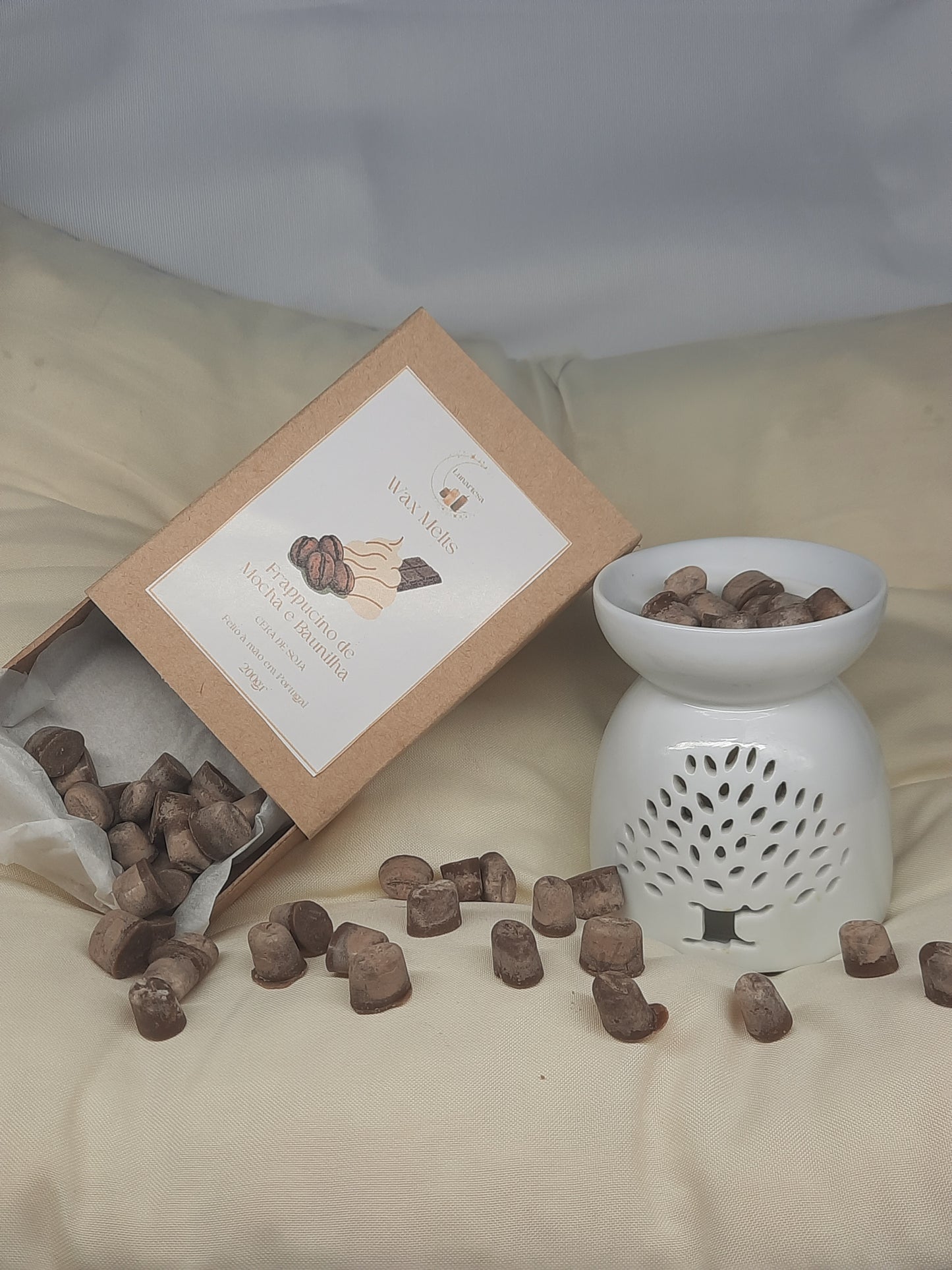 Wax melts Frappuccino de mocha e baunilha