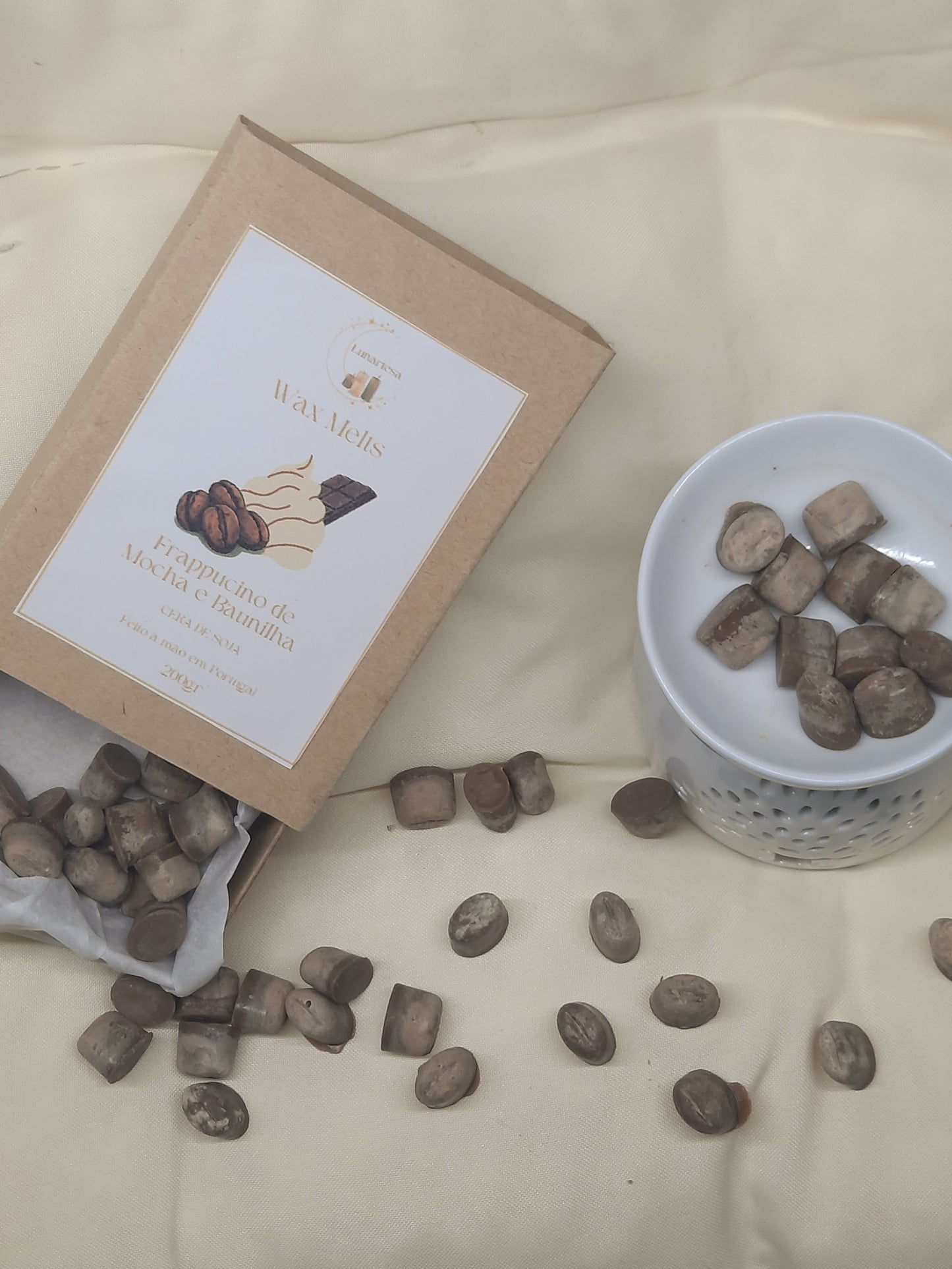 Wax melts Frappuccino de mocha e baunilha